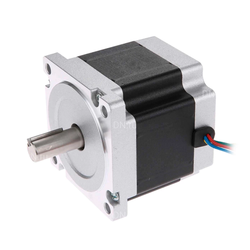 Электродвигатель шаговый PL86H75-D14 биполярный, фланец - NEMA 34 (86мм), угол шага - 1.8гр, крутящий момент - 4.6Нм, IP54